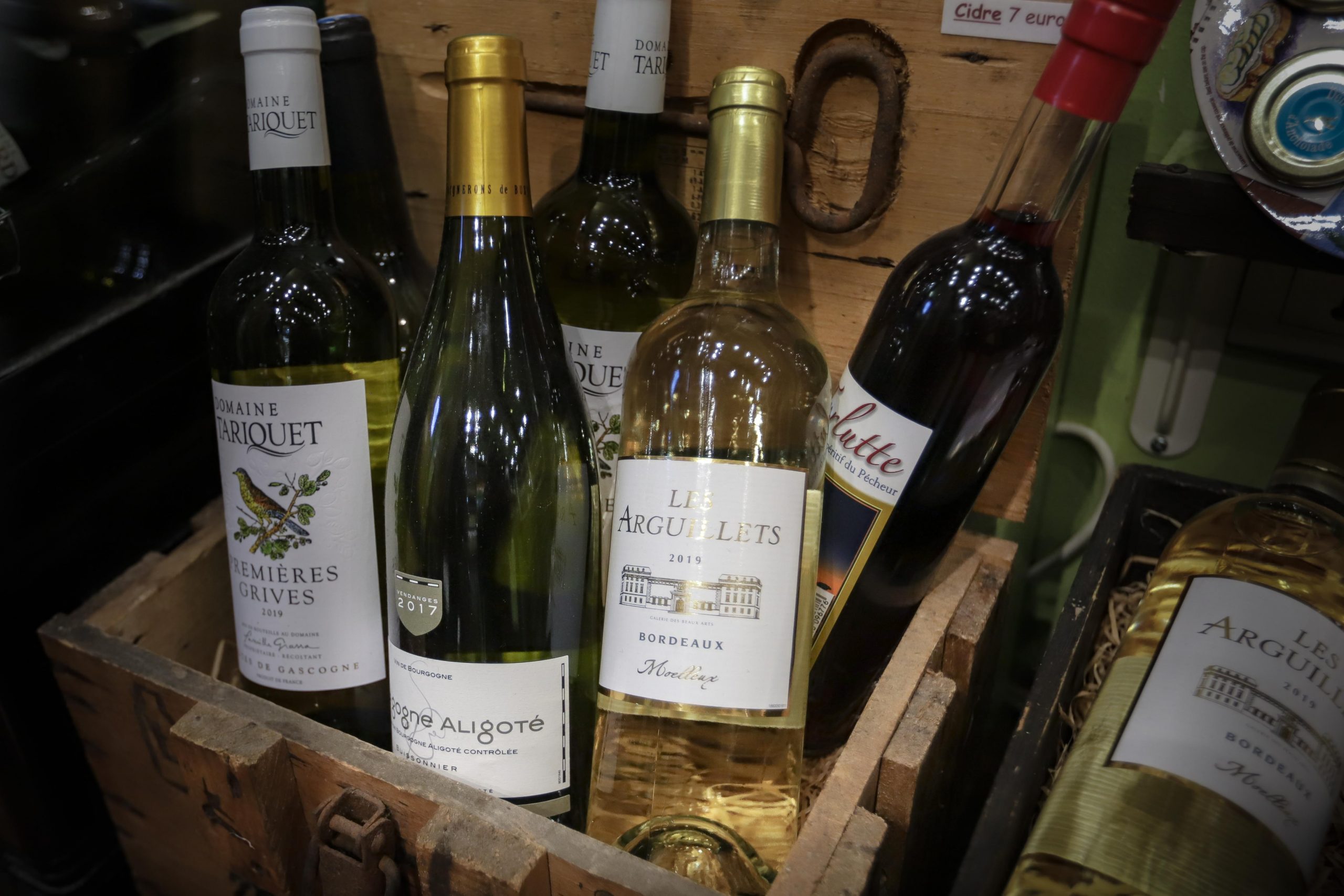 Produits régionaux vins Au Lutin Gourmand